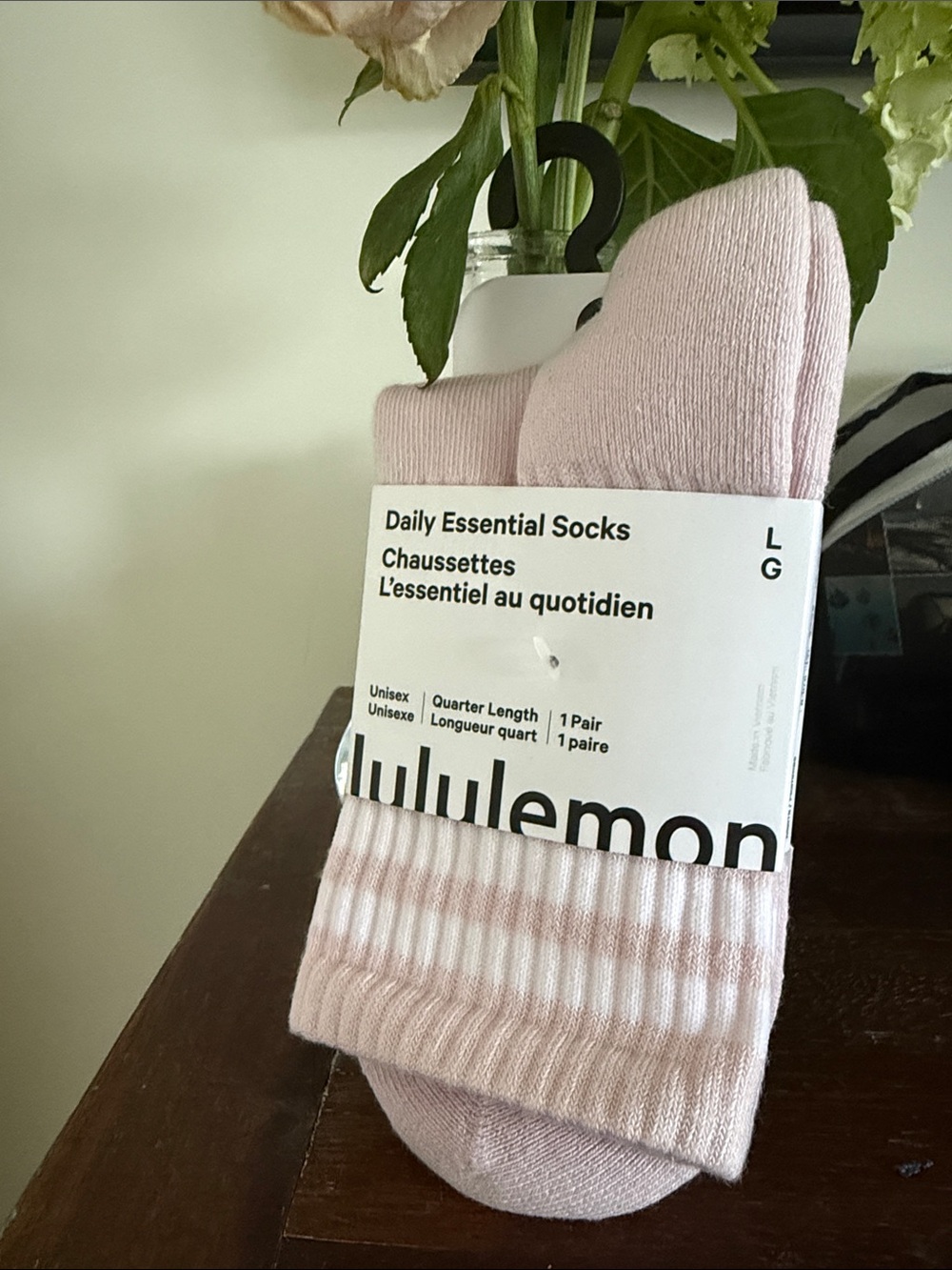 lululemon athletica Quarter Crew Socks - Light Pink
